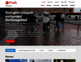 pvdahilversum.nl screenshot