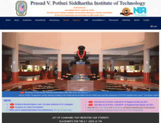 pvpsiddhartha.ac.in screenshot
