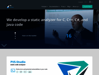 pvs-studio.com screenshot