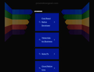 pvsmokesignal.com screenshot