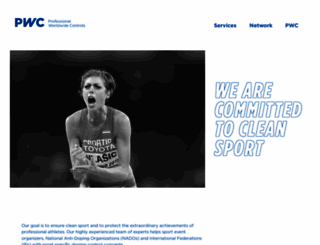 pwc-dopingkontrolle.de screenshot