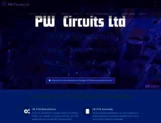 pwcircuits.co.uk screenshot
