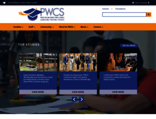 pwcs.edu screenshot