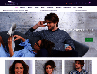 pyjama-direct.nl screenshot