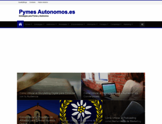 pymesautonomos.es screenshot