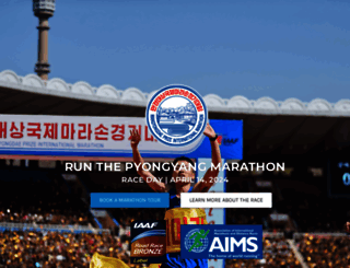 pyongyangmarathon.com screenshot