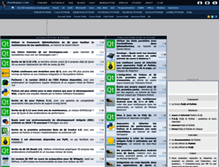 pyqt.developpez.com screenshot