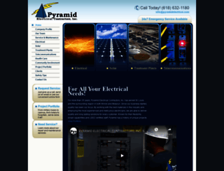 pyramidelectrical.com screenshot