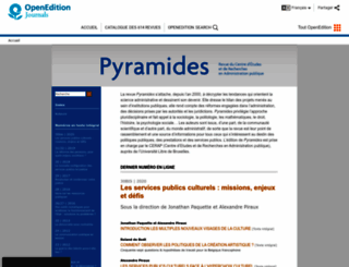 pyramides.revues.org screenshot