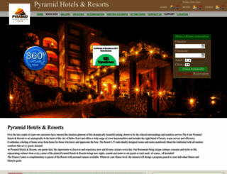 pyramidresortet.com screenshot