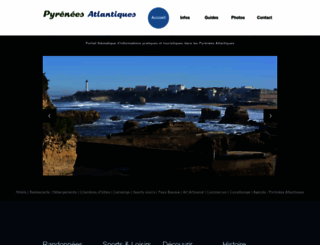 pyreneesatlantiques.com screenshot