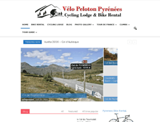 pyreneescycling.bike screenshot