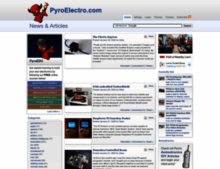 pyroelectro.com screenshot
