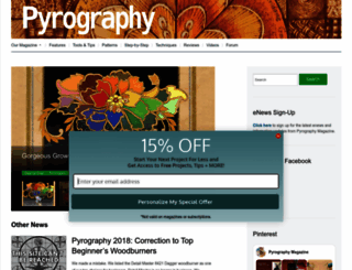 pyrographyonline.com screenshot