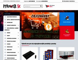 pyroweb.sk screenshot