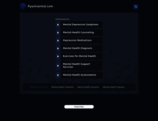 pyschcentral.com screenshot