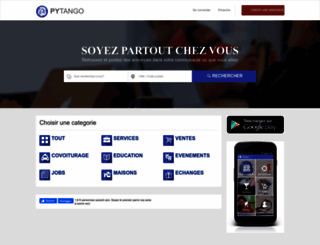 pytango.com screenshot