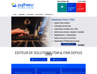 pytheas.com screenshot