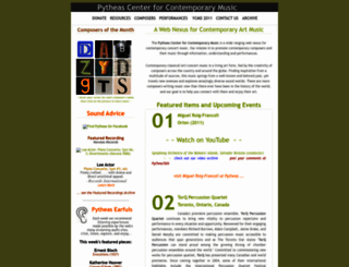 pytheasmusic.org screenshot