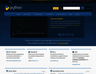 python.ca screenshot