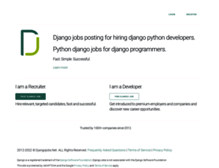 pythonjobs.org screenshot