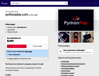 pythonplay.com screenshot
