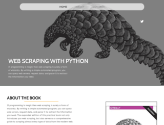 pythonscraping.com screenshot