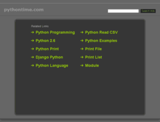 pythontime.com screenshot