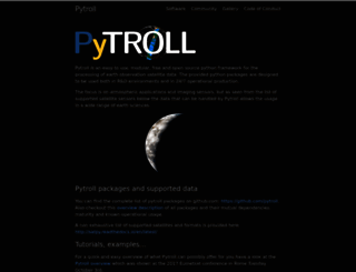 pytroll.org screenshot