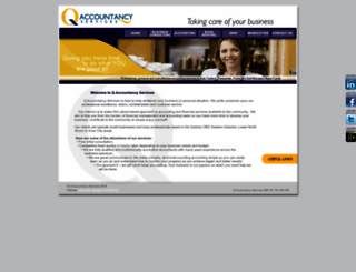 q-accountancy.com.au screenshot