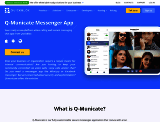 q-municate.com screenshot