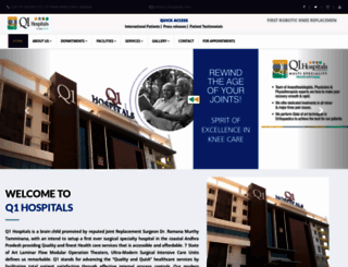 q1hospitals.com screenshot