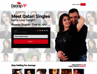 qa.datingvip.com screenshot