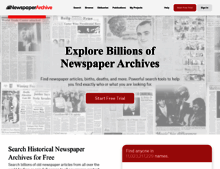 qa.newspaperarchive.com screenshot