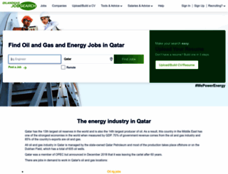 qa.oilandgasjobsearch.com screenshot