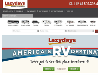 qa2.lazydays.com screenshot