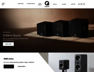 qacoustics.co.uk screenshot