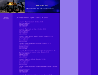 qalander.org screenshot