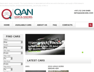 qancars.com screenshot