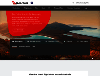 qantas.net.au screenshot