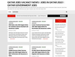 qatar.jobsvacancynews.com screenshot