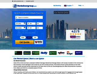 qatar.rentalcargroup.com screenshot