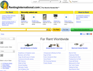 qatar.rentinginternational.com screenshot
