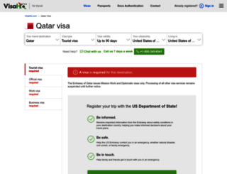 qatar.visahq.com screenshot