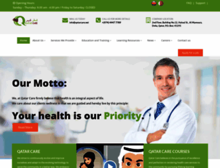 qatarcare.net screenshot