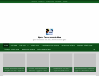 qatargovernmentjobs.com screenshot