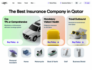 qatarinsurance.com screenshot