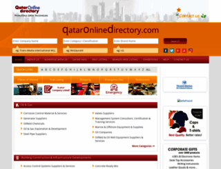 qataronlinedirectory.com screenshot