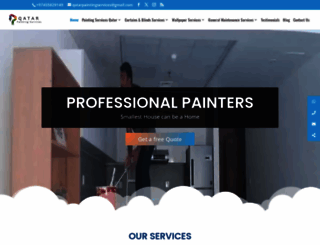 qatarpaintingservices.qa screenshot