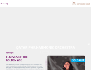 qatarphilharmonicorchestra.org screenshot